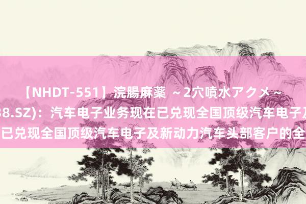 【NHDT-551】浣腸麻薬 ～2穴噴水アクメ～ ひなの 顺络电子(002138.SZ)：汽车电子业务现在已兑现全国顶级汽车电子及新动力汽车头部客户的全面隐敝