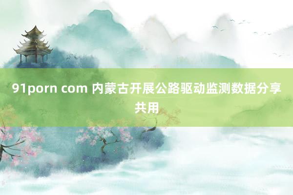 91porn com 内蒙古开展公路驱动监测数据分享共用