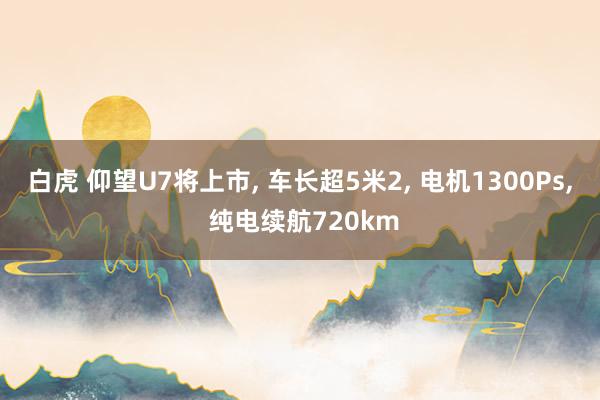 白虎 仰望U7将上市, 车长超5米2, 电机1300Ps, 纯电续航720km