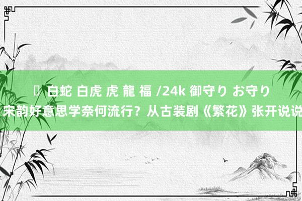 ✨白蛇 白虎 虎 龍 福 /24k 御守り お守り 宋韵好意思学奈何流行？从古装剧《繁花》张开说说